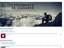 Tablet Screenshot of elcoleccionistadeciudades.com